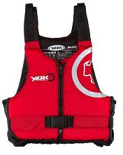 Yak Blaze 50N buoyancy aid in red with black